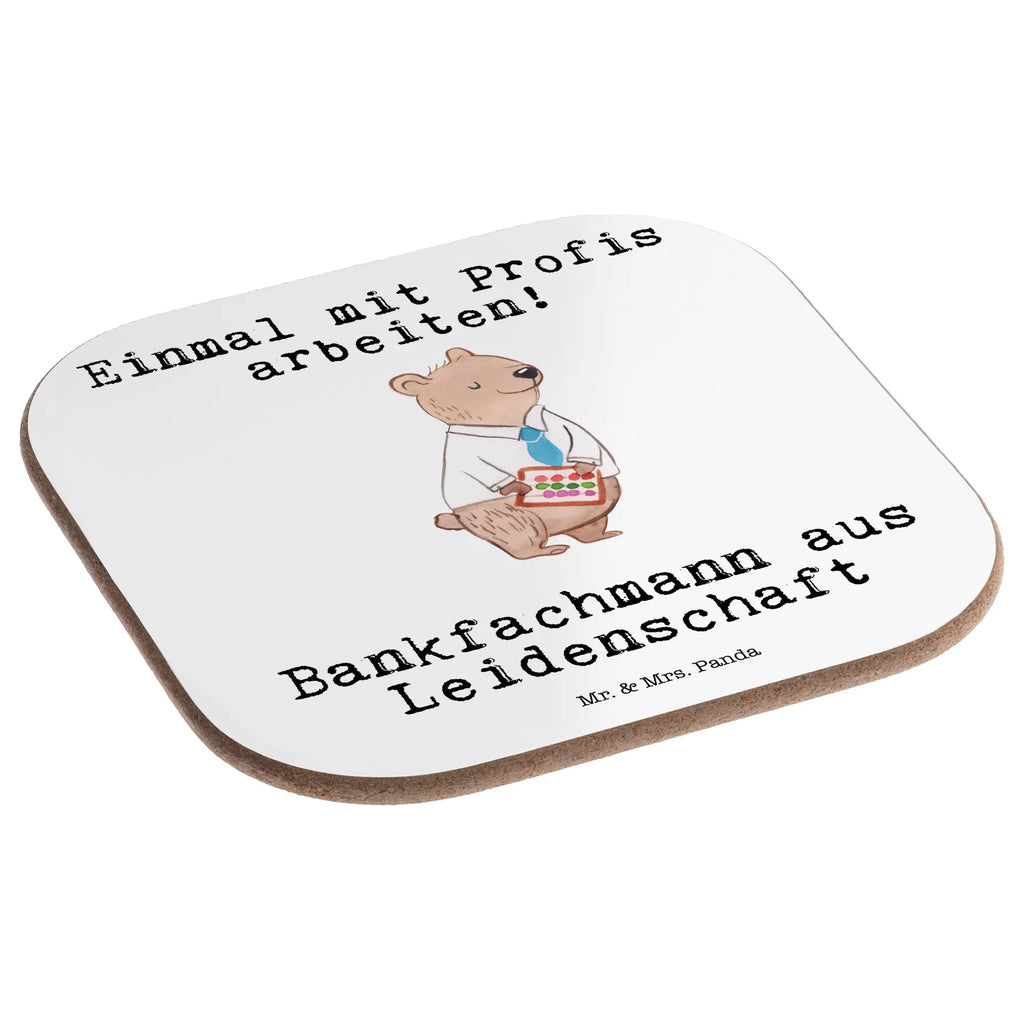 Quadratische Untersetzer Bankfachmann aus Leidenschaft Untersetzer, Bierdeckel, Glasuntersetzer, Untersetzer Gläser, Getränkeuntersetzer, Untersetzer aus Holz, Untersetzer für Gläser, Korkuntersetzer, Untersetzer Holz, Holzuntersetzer, Tassen Untersetzer, Untersetzer Design, Beruf, Ausbildung, Jubiläum, Abschied, Rente, Kollege, Kollegin, Geschenk, Schenken, Arbeitskollege, Mitarbeiter, Firma, Danke, Dankeschön, Bankfachmann, Bankangestellter, Bänker, Bankberater