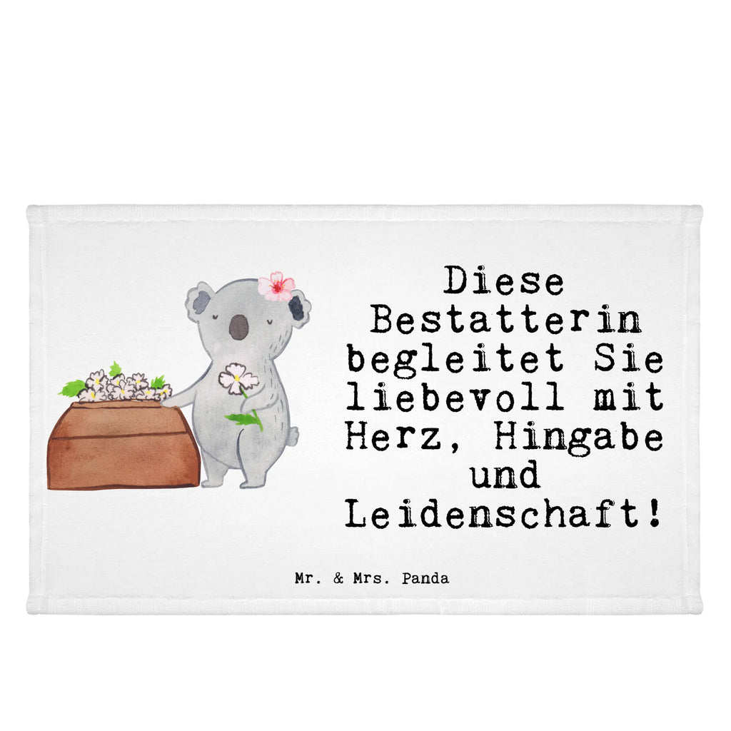 Handtuch Bestatterin mit Herz Gästetuch, Reisehandtuch, Sport Handtuch, Frottier, Kinder Handtuch, Beruf, Ausbildung, Jubiläum, Abschied, Rente, Kollege, Kollegin, Geschenk, Schenken, Arbeitskollege, Mitarbeiter, Firma, Danke, Dankeschön