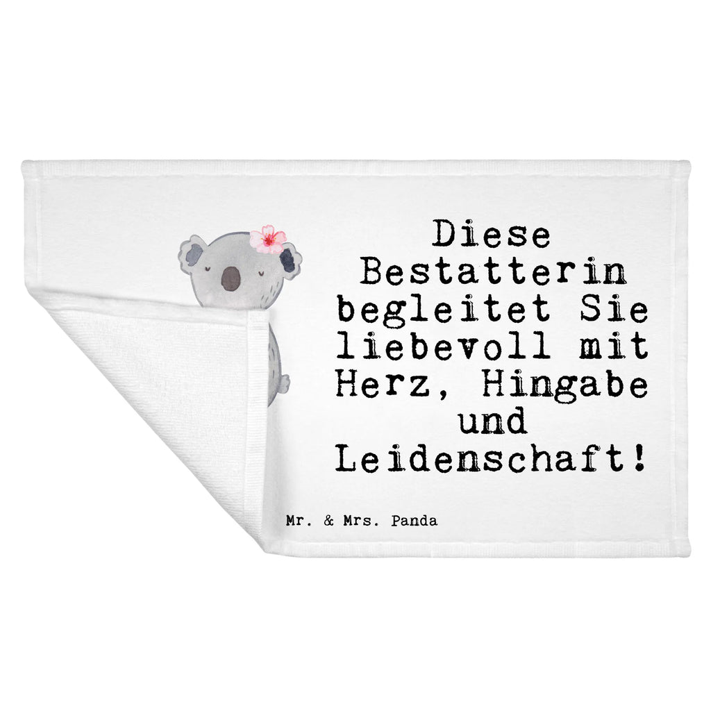 Handtuch Bestatterin mit Herz Gästetuch, Reisehandtuch, Sport Handtuch, Frottier, Kinder Handtuch, Beruf, Ausbildung, Jubiläum, Abschied, Rente, Kollege, Kollegin, Geschenk, Schenken, Arbeitskollege, Mitarbeiter, Firma, Danke, Dankeschön