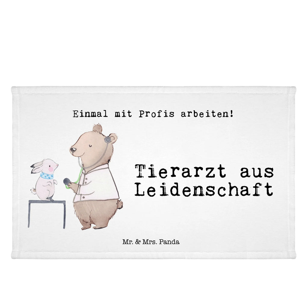 Handtuch Tierarzt aus Leidenschaft Gästetuch, Reisehandtuch, Sport Handtuch, Frottier, Kinder Handtuch, Beruf, Ausbildung, Jubiläum, Abschied, Rente, Kollege, Kollegin, Geschenk, Schenken, Arbeitskollege, Mitarbeiter, Firma, Danke, Dankeschön