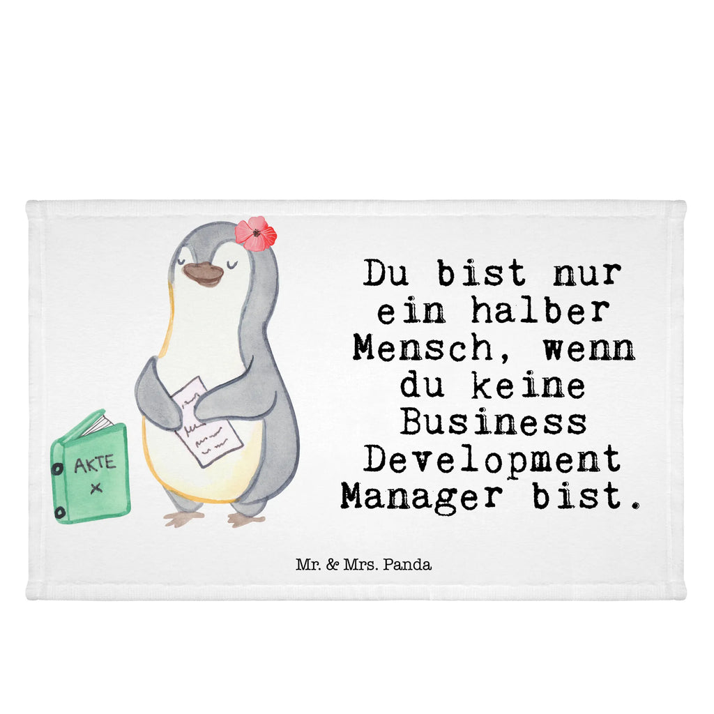 Handtuch Business Development Manager mit Herz Gästetuch, Reisehandtuch, Sport Handtuch, Frottier, Kinder Handtuch, Beruf, Ausbildung, Jubiläum, Abschied, Rente, Kollege, Kollegin, Geschenk, Schenken, Arbeitskollege, Mitarbeiter, Firma, Danke, Dankeschön