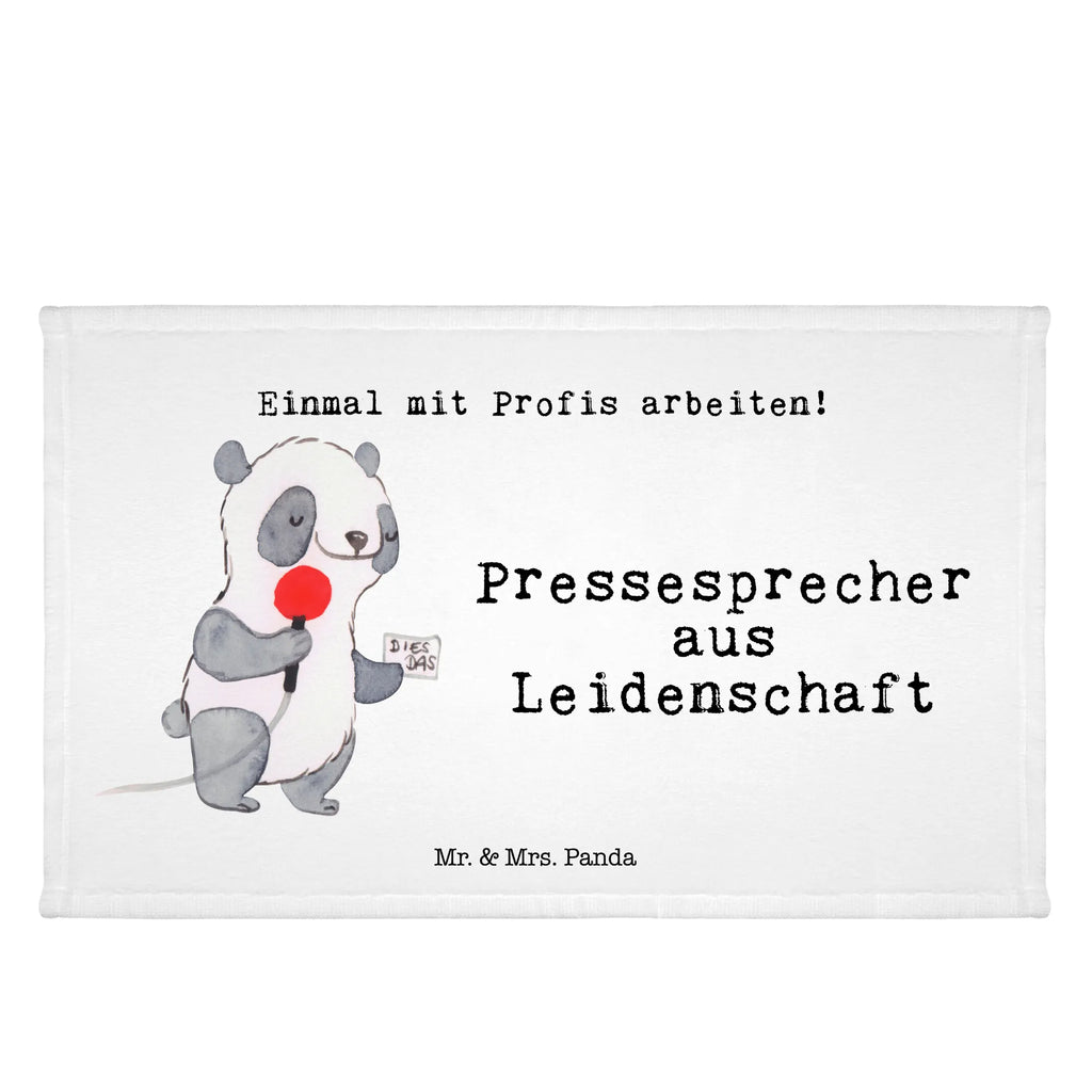 Handtuch Pressesprecher aus Leidenschaft Gästetuch, Reisehandtuch, Sport Handtuch, Frottier, Kinder Handtuch, Beruf, Ausbildung, Jubiläum, Abschied, Rente, Kollege, Kollegin, Geschenk, Schenken, Arbeitskollege, Mitarbeiter, Firma, Danke, Dankeschön