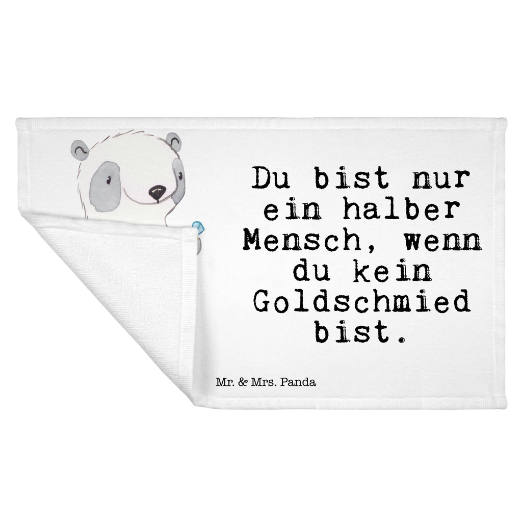 Handtuch Goldschmied mit Herz Gästetuch, Reisehandtuch, Sport Handtuch, Frottier, Kinder Handtuch, Beruf, Ausbildung, Jubiläum, Abschied, Rente, Kollege, Kollegin, Geschenk, Schenken, Arbeitskollege, Mitarbeiter, Firma, Danke, Dankeschön, Juwelier, Goldschmied, Schmied, Schmuckwarenhändler, Schmuckgeschäft, Eröffnung