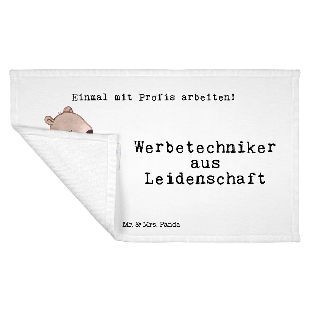 Handtuch Werbetechniker aus Leidenschaft Gästetuch, Reisehandtuch, Sport Handtuch, Frottier, Kinder Handtuch, Beruf, Ausbildung, Jubiläum, Abschied, Rente, Kollege, Kollegin, Geschenk, Schenken, Arbeitskollege, Mitarbeiter, Firma, Danke, Dankeschön