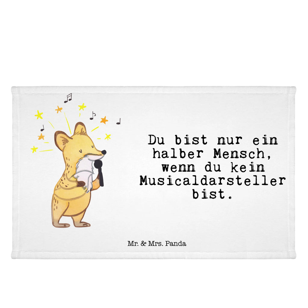 Handtuch Musicaldarsteller mit Herz Gästetuch, Reisehandtuch, Sport Handtuch, Frottier, Kinder Handtuch, Beruf, Ausbildung, Jubiläum, Abschied, Rente, Kollege, Kollegin, Geschenk, Schenken, Arbeitskollege, Mitarbeiter, Firma, Danke, Dankeschön