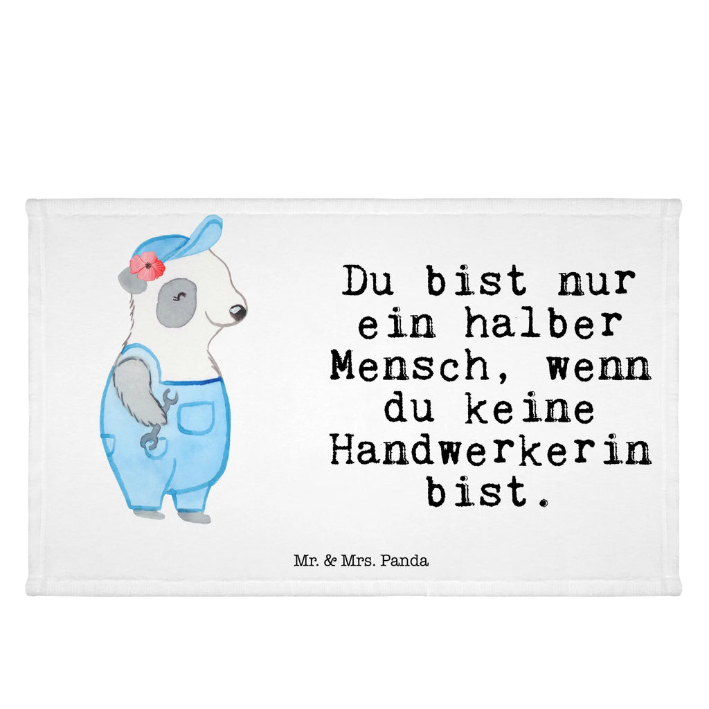 Handtuch Handwerkerin mit Herz Gästetuch, Reisehandtuch, Sport Handtuch, Frottier, Kinder Handtuch, Beruf, Ausbildung, Jubiläum, Abschied, Rente, Kollege, Kollegin, Geschenk, Schenken, Arbeitskollege, Mitarbeiter, Firma, Danke, Dankeschön, Handwerkerin, Gesellenprüfung, Handwerksbetrieb, Werkstatt