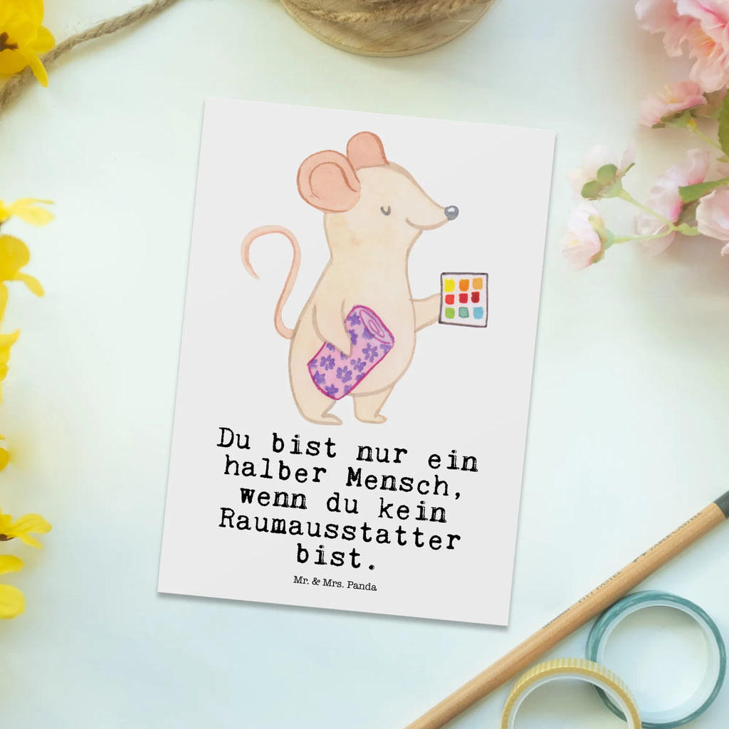 Postkarte Raumausstatter mit Herz Postkarte, Karte, Geschenkkarte, Grußkarte, Einladung, Ansichtskarte, Geburtstagskarte, Einladungskarte, Dankeskarte, Ansichtskarten, Einladung Geburtstag, Einladungskarten Geburtstag, Beruf, Ausbildung, Jubiläum, Abschied, Rente, Kollege, Kollegin, Geschenk, Schenken, Arbeitskollege, Mitarbeiter, Firma, Danke, Dankeschön