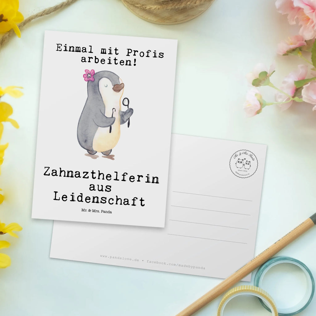 Postkarte Zahnarzthelferin aus Leidenschaft Postkarte, Karte, Geschenkkarte, Grußkarte, Einladung, Ansichtskarte, Geburtstagskarte, Einladungskarte, Dankeskarte, Ansichtskarten, Einladung Geburtstag, Einladungskarten Geburtstag, Beruf, Ausbildung, Jubiläum, Abschied, Rente, Kollege, Kollegin, Geschenk, Schenken, Arbeitskollege, Mitarbeiter, Firma, Danke, Dankeschön