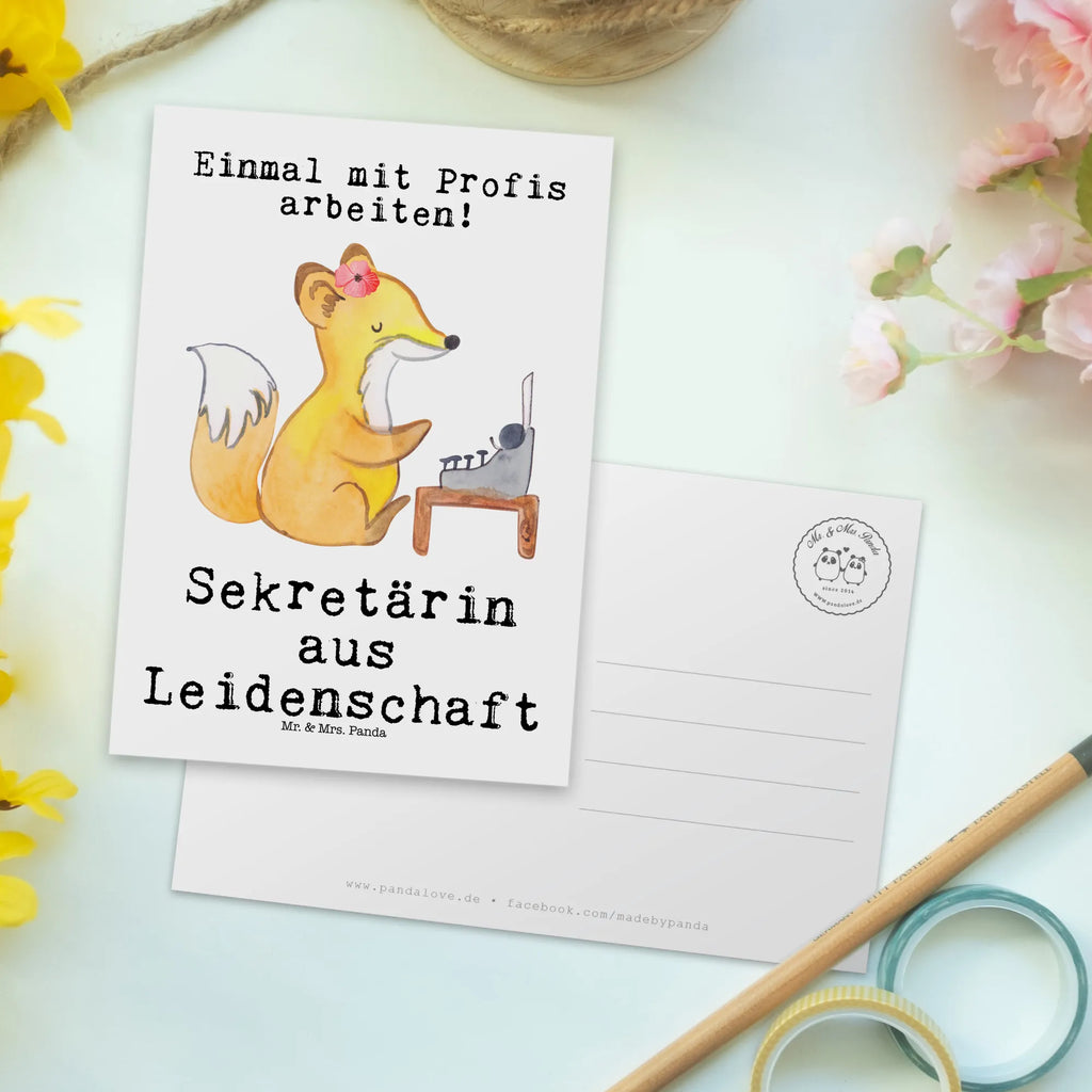 Postkarte Sekretärin aus Leidenschaft Postkarte, Karte, Geschenkkarte, Grußkarte, Einladung, Ansichtskarte, Geburtstagskarte, Einladungskarte, Dankeskarte, Ansichtskarten, Einladung Geburtstag, Einladungskarten Geburtstag, Beruf, Ausbildung, Jubiläum, Abschied, Rente, Kollege, Kollegin, Geschenk, Schenken, Arbeitskollege, Mitarbeiter, Firma, Danke, Dankeschön