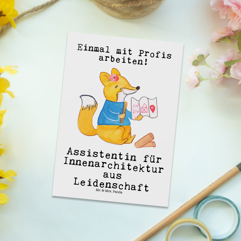 Postkarte Assistentin für Innenarchitektur Leidenschaft Postkarte, Karte, Geschenkkarte, Grußkarte, Einladung, Ansichtskarte, Geburtstagskarte, Einladungskarte, Dankeskarte, Ansichtskarten, Einladung Geburtstag, Einladungskarten Geburtstag, Beruf, Ausbildung, Jubiläum, Abschied, Rente, Kollege, Kollegin, Geschenk, Schenken, Arbeitskollege, Mitarbeiter, Firma, Danke, Dankeschön