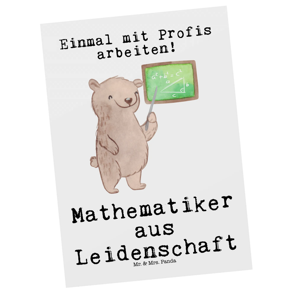 Postkarte Mathematiker aus Leidenschaft Postkarte, Karte, Geschenkkarte, Grußkarte, Einladung, Ansichtskarte, Geburtstagskarte, Einladungskarte, Dankeskarte, Ansichtskarten, Einladung Geburtstag, Einladungskarten Geburtstag, Beruf, Ausbildung, Jubiläum, Abschied, Rente, Kollege, Kollegin, Geschenk, Schenken, Arbeitskollege, Mitarbeiter, Firma, Danke, Dankeschön, Mathematiker, Mathematik Studium, Student Mathe, Bachelor, Master