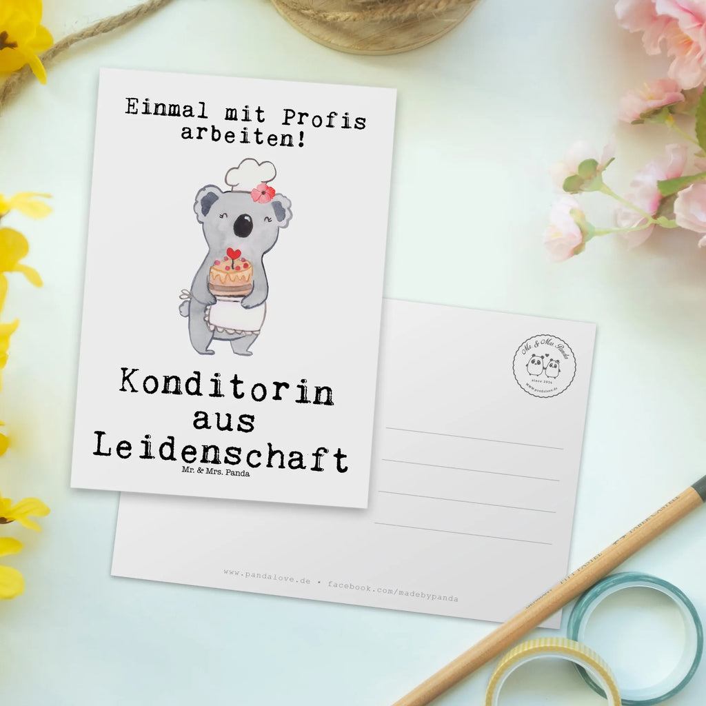 Postkarte Konditorin Leidenschaft Postkarte, Karte, Geschenkkarte, Grußkarte, Einladung, Ansichtskarte, Geburtstagskarte, Einladungskarte, Dankeskarte, Ansichtskarten, Einladung Geburtstag, Einladungskarten Geburtstag, Beruf, Ausbildung, Jubiläum, Abschied, Rente, Kollege, Kollegin, Geschenk, Schenken, Arbeitskollege, Mitarbeiter, Firma, Danke, Dankeschön, Konditorin, Kuchenbäckerin, Patissierin, Confiseurin, Bäckerin