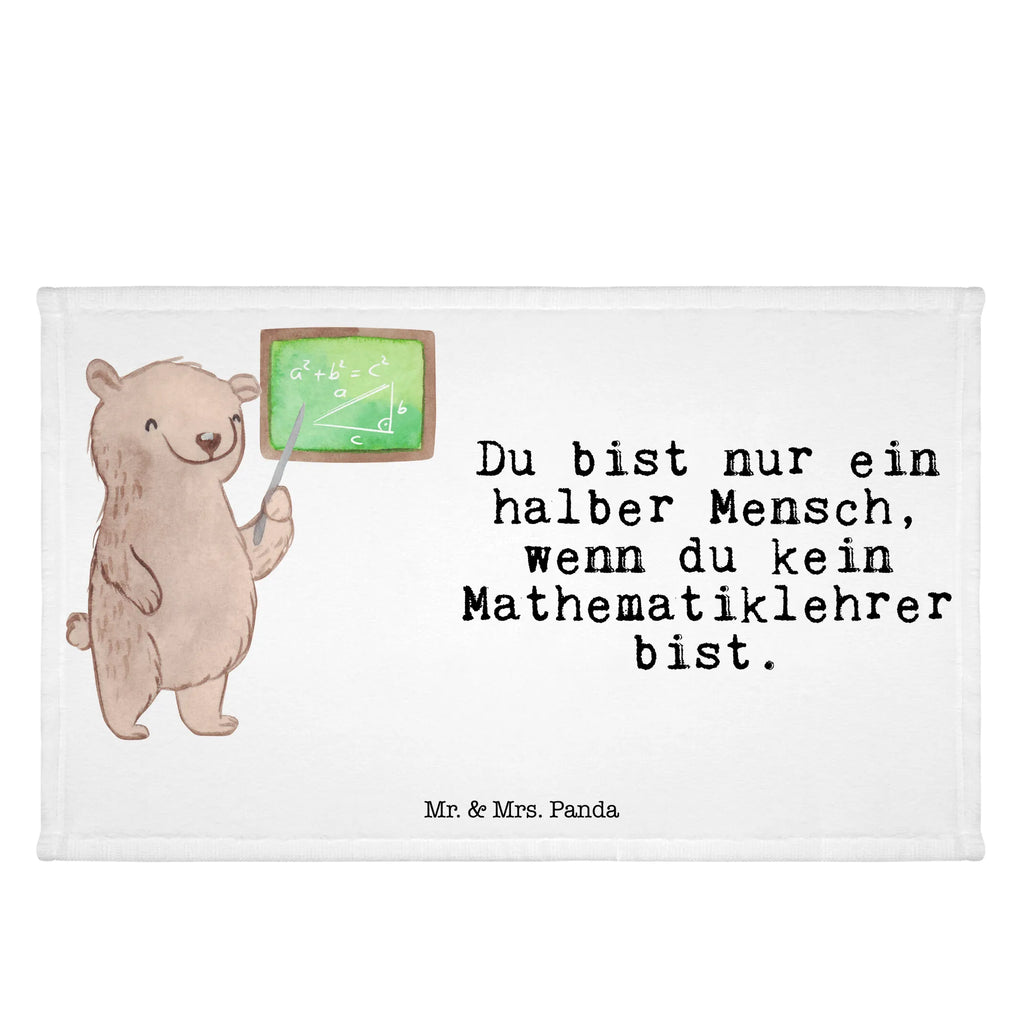 Handtuch Mathematiklehrer mit Herz Gästetuch, Reisehandtuch, Sport Handtuch, Frottier, Kinder Handtuch, Beruf, Ausbildung, Jubiläum, Abschied, Rente, Kollege, Kollegin, Geschenk, Schenken, Arbeitskollege, Mitarbeiter, Firma, Danke, Dankeschön, Mathematiklehrer, Lehramtstudent, Referendariat, Mathelehrer, Matheunterricht, Mathe, Lehrer