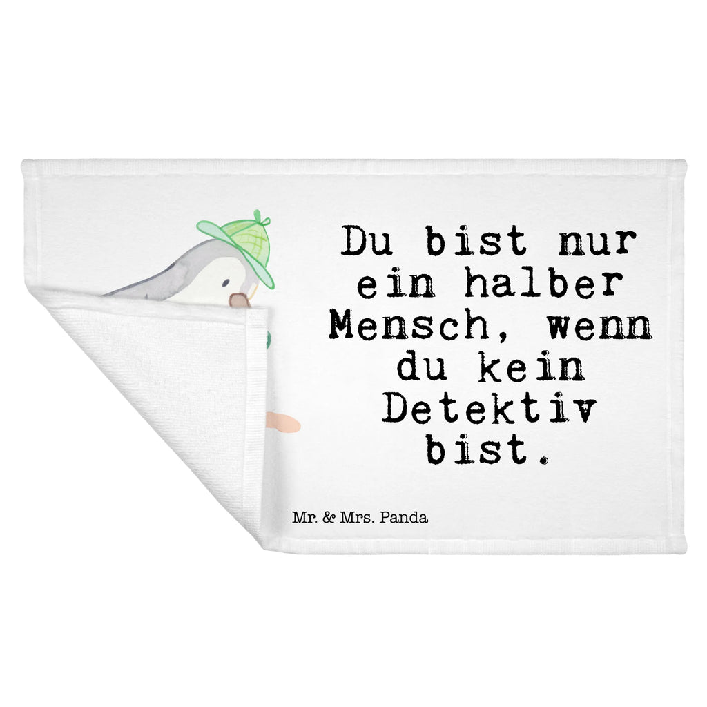 Handtuch Detektiv mit Herz Gästetuch, Reisehandtuch, Sport Handtuch, Frottier, Kinder Handtuch, Beruf, Ausbildung, Jubiläum, Abschied, Rente, Kollege, Kollegin, Geschenk, Schenken, Arbeitskollege, Mitarbeiter, Firma, Danke, Dankeschön, Detektiv, Ermittler, Agent, Privatdetektei, Berufsdetektiv, Wirtschaftsdetektei, Detektivausbildung, Spurensuche