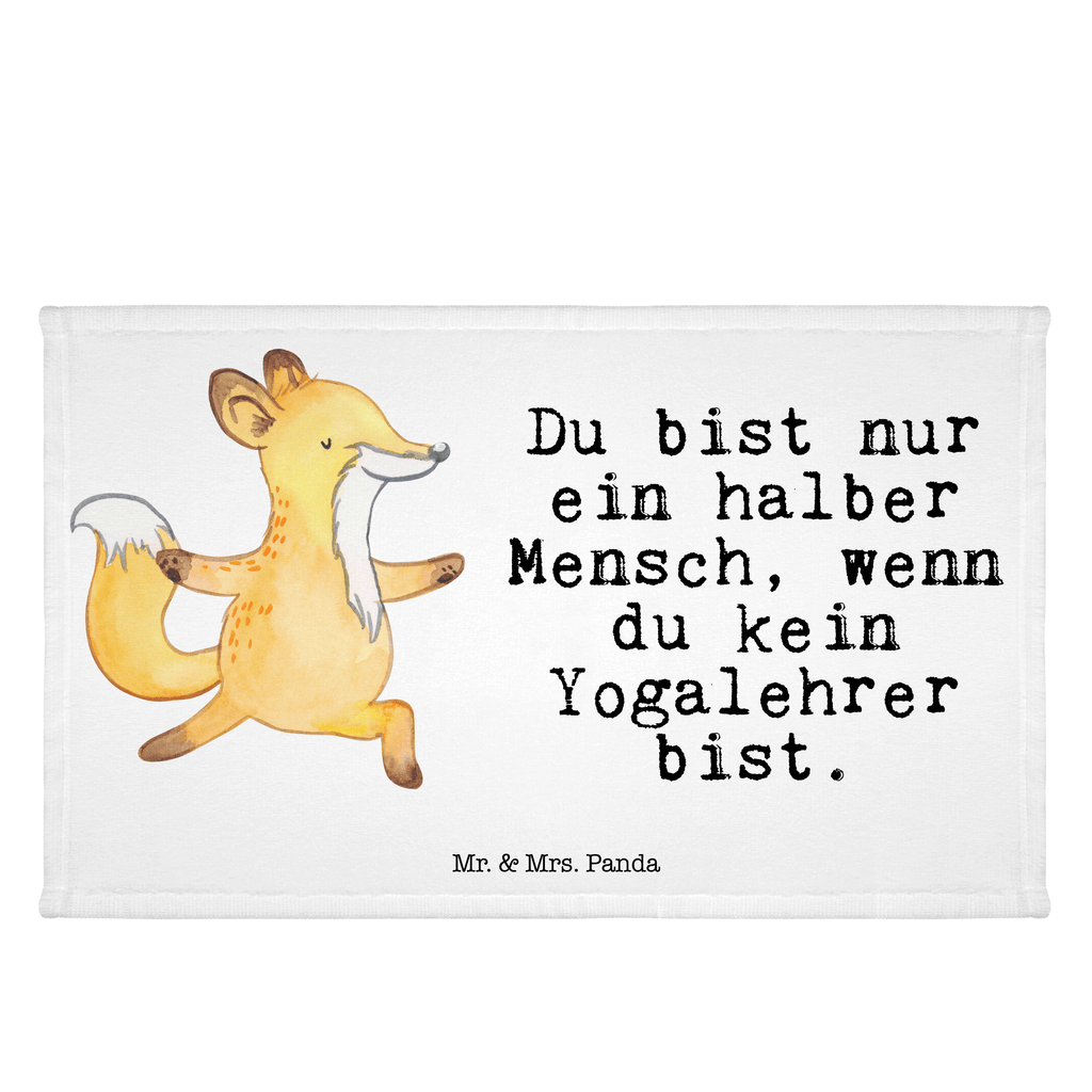 Handtuch Yogalehrer mit Herz Gästetuch, Reisehandtuch, Sport Handtuch, Frottier, Kinder Handtuch, Beruf, Ausbildung, Jubiläum, Abschied, Rente, Kollege, Kollegin, Geschenk, Schenken, Arbeitskollege, Mitarbeiter, Firma, Danke, Dankeschön