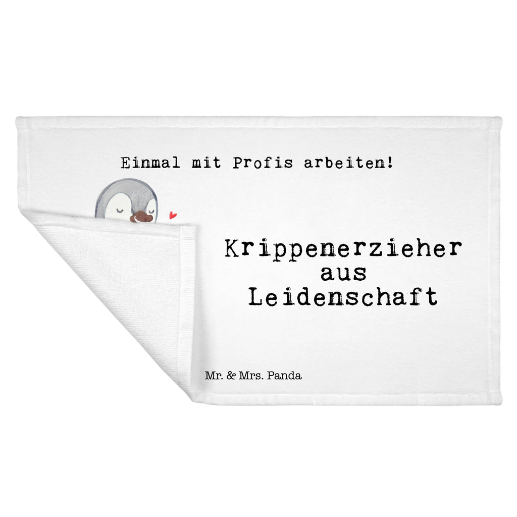 Handtuch Krippenerzieher aus Leidenschaft Gästetuch, Reisehandtuch, Sport Handtuch, Frottier, Kinder Handtuch, Beruf, Ausbildung, Jubiläum, Abschied, Rente, Kollege, Kollegin, Geschenk, Schenken, Arbeitskollege, Mitarbeiter, Firma, Danke, Dankeschön, Krippenerzieher, Kindertagesstätte, KITA, Eröffnung, Erzieher, Pädagoge