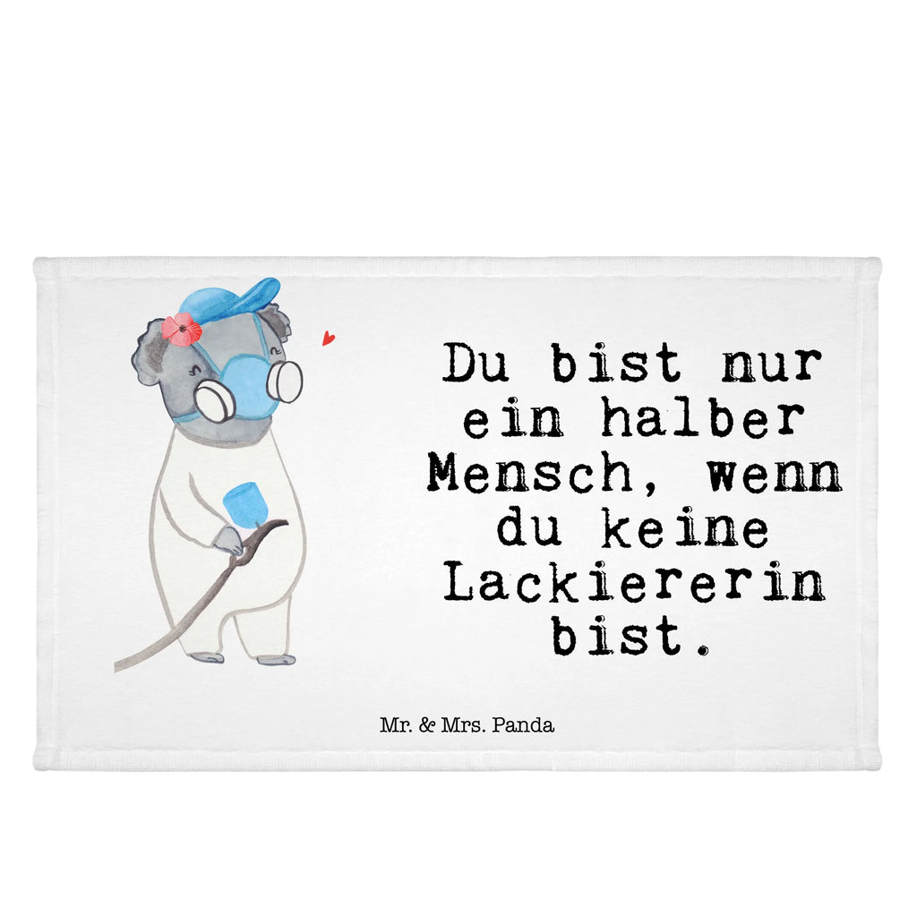 Handtuch Lackiererin mit Herz Gästetuch, Reisehandtuch, Sport Handtuch, Frottier, Kinder Handtuch, Beruf, Ausbildung, Jubiläum, Abschied, Rente, Kollege, Kollegin, Geschenk, Schenken, Arbeitskollege, Mitarbeiter, Firma, Danke, Dankeschön, Lackiererin, Lackierermeisterin, Werkstatt Lackiererin, Gesellenprüfung