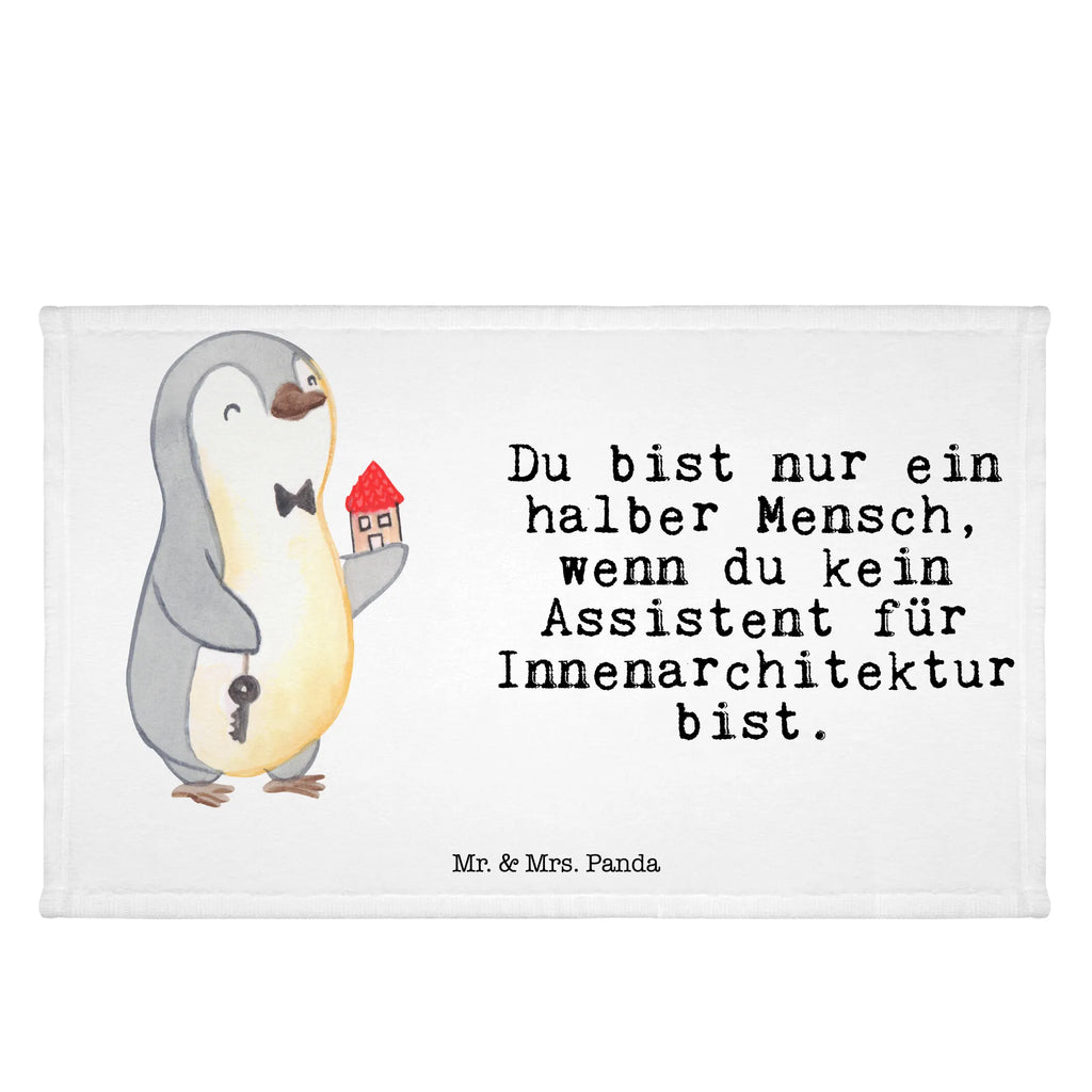 Handtuch Assistent für Innenarchitektur mit Herz Gästetuch, Reisehandtuch, Sport Handtuch, Frottier, Kinder Handtuch, Beruf, Ausbildung, Jubiläum, Abschied, Rente, Kollege, Kollegin, Geschenk, Schenken, Arbeitskollege, Mitarbeiter, Firma, Danke, Dankeschön