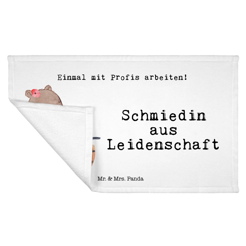 Handtuch Schmiedin aus Leidenschaft Gästetuch, Reisehandtuch, Sport Handtuch, Frottier, Kinder Handtuch, Beruf, Ausbildung, Jubiläum, Abschied, Rente, Kollege, Kollegin, Geschenk, Schenken, Arbeitskollege, Mitarbeiter, Firma, Danke, Dankeschön