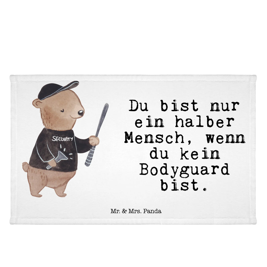 Handtuch Bodyguard mit Herz Gästetuch, Reisehandtuch, Sport Handtuch, Frottier, Kinder Handtuch, Beruf, Ausbildung, Jubiläum, Abschied, Rente, Kollege, Kollegin, Geschenk, Schenken, Arbeitskollege, Mitarbeiter, Firma, Danke, Dankeschön, Bodyguard, Personenschützer