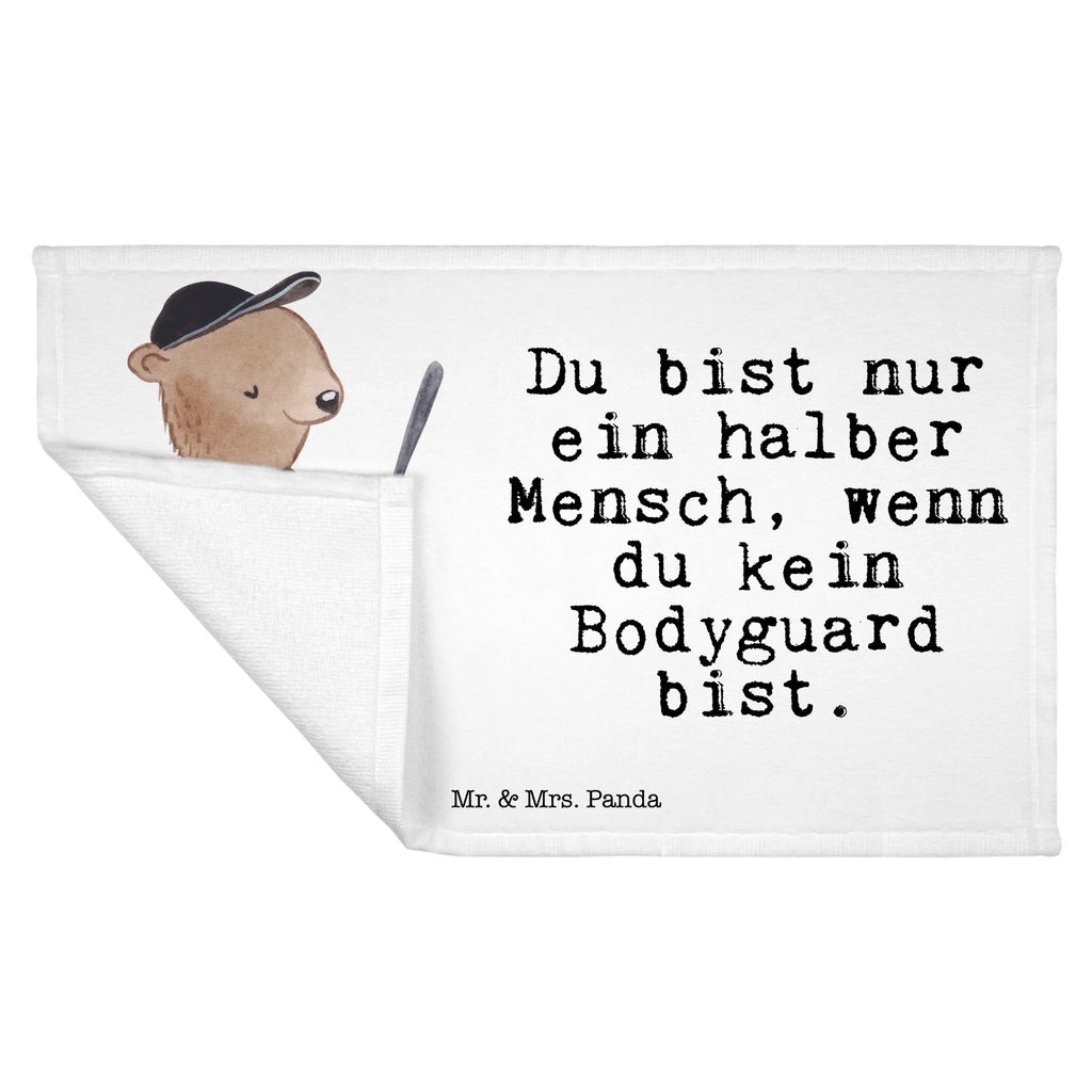 Handtuch Bodyguard mit Herz Gästetuch, Reisehandtuch, Sport Handtuch, Frottier, Kinder Handtuch, Beruf, Ausbildung, Jubiläum, Abschied, Rente, Kollege, Kollegin, Geschenk, Schenken, Arbeitskollege, Mitarbeiter, Firma, Danke, Dankeschön, Bodyguard, Personenschützer