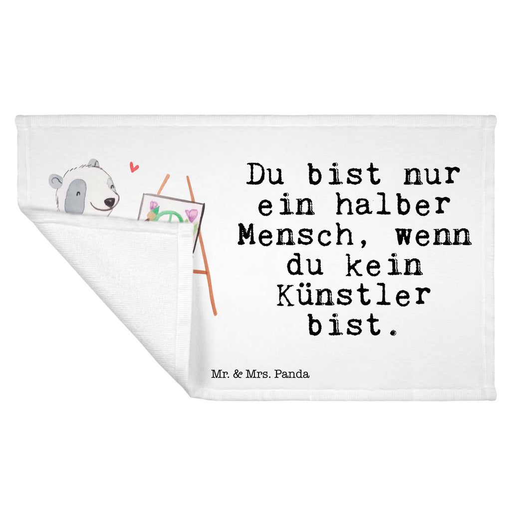 Handtuch Künstler mit Herz Gästetuch, Reisehandtuch, Sport Handtuch, Frottier, Kinder Handtuch, Beruf, Ausbildung, Jubiläum, Abschied, Rente, Kollege, Kollegin, Geschenk, Schenken, Arbeitskollege, Mitarbeiter, Firma, Danke, Dankeschön, Künstler, Maler, Kunstmaler, Galerie Eröffnung, Kunstschule