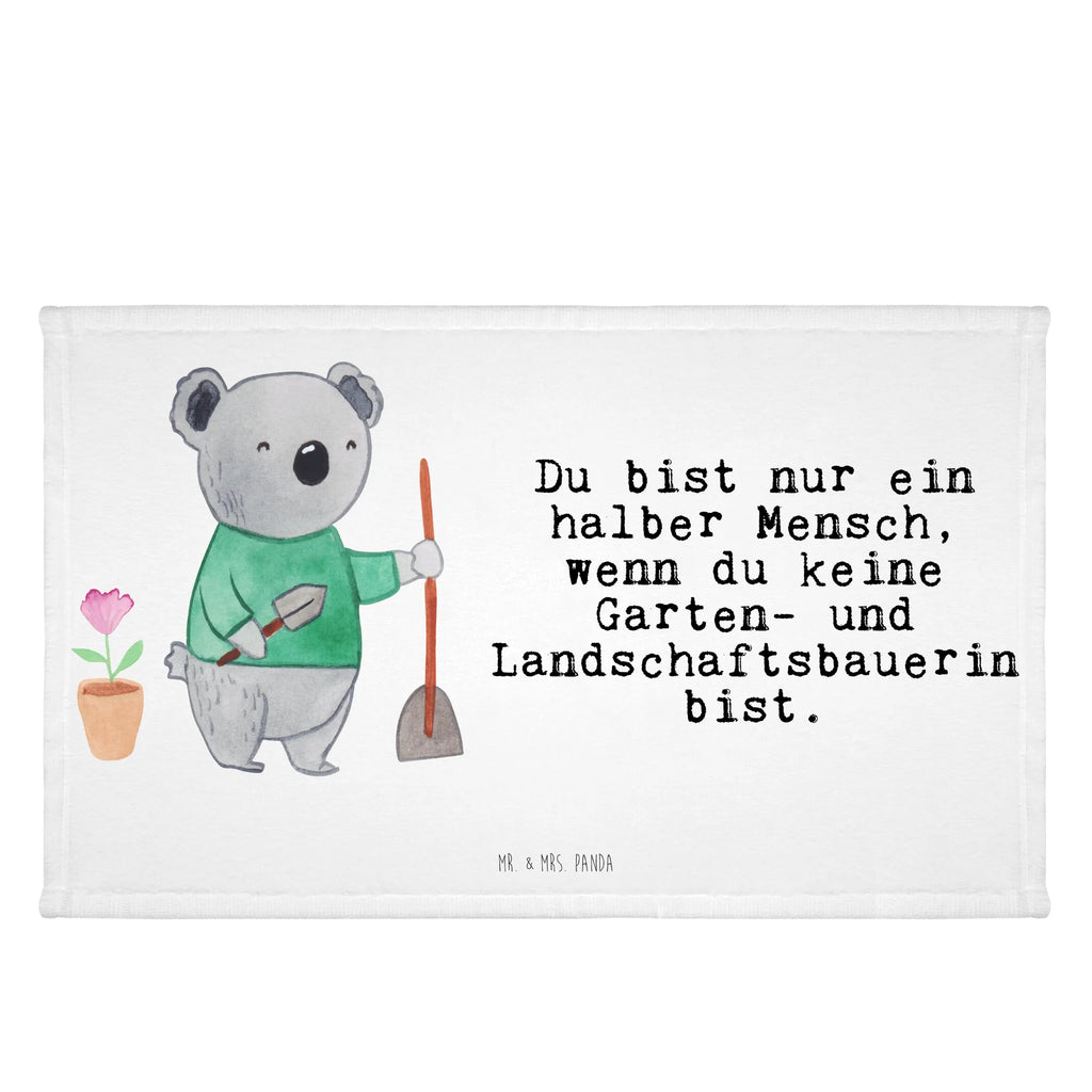 Handtuch Garten- und Landschaftsbauerin mit Herz Gästetuch, Reisehandtuch, Sport Handtuch, Frottier, Kinder Handtuch, Beruf, Ausbildung, Jubiläum, Abschied, Rente, Kollege, Kollegin, Geschenk, Schenken, Arbeitskollege, Mitarbeiter, Firma, Danke, Dankeschön, Gärtnerin, Gartenplaner, Gärtnerei, Gartenbau, Hobbygärtnerin, Garten- und Landschaftsbauerin