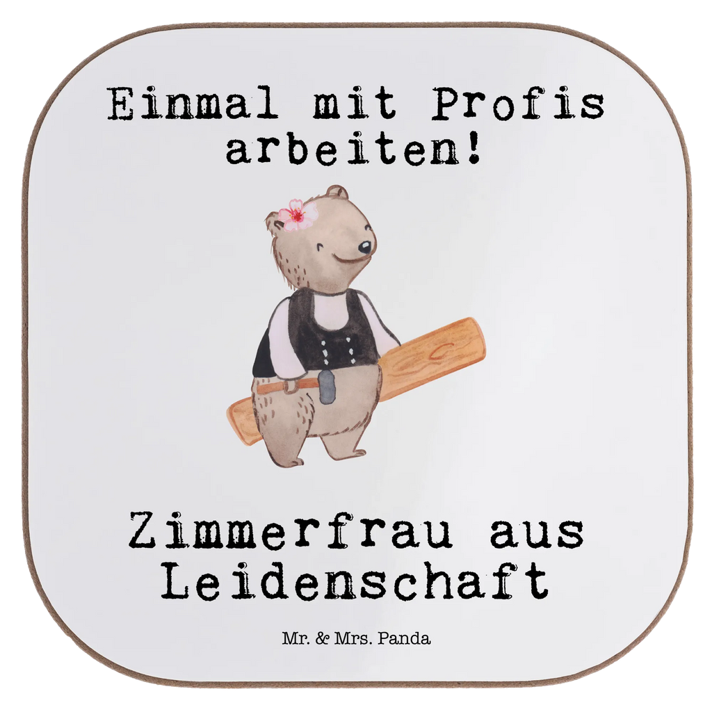 Quadratische Untersetzer Zimmerfrau aus Leidenschaft Untersetzer, Bierdeckel, Glasuntersetzer, Untersetzer Gläser, Getränkeuntersetzer, Untersetzer aus Holz, Untersetzer für Gläser, Korkuntersetzer, Untersetzer Holz, Holzuntersetzer, Tassen Untersetzer, Untersetzer Design, Beruf, Ausbildung, Jubiläum, Abschied, Rente, Kollege, Kollegin, Geschenk, Schenken, Arbeitskollege, Mitarbeiter, Firma, Danke, Dankeschön