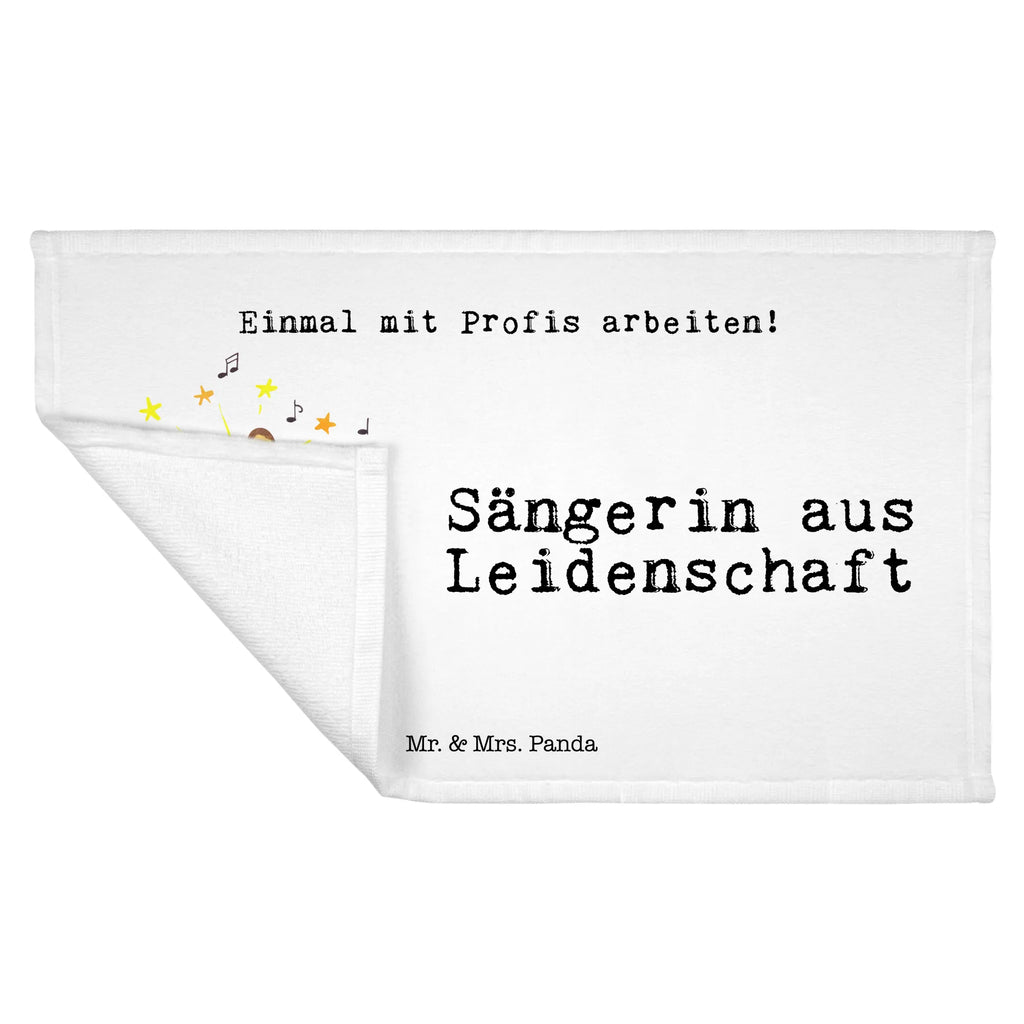 Handtuch Sängerin aus Leidenschaft Gästetuch, Reisehandtuch, Sport Handtuch, Frottier, Kinder Handtuch, Beruf, Ausbildung, Jubiläum, Abschied, Rente, Kollege, Kollegin, Geschenk, Schenken, Arbeitskollege, Mitarbeiter, Firma, Danke, Dankeschön