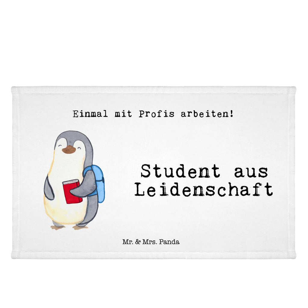 Handtuch Student aus Leidenschaft Gästetuch, Reisehandtuch, Sport Handtuch, Frottier, Kinder Handtuch, Beruf, Ausbildung, Jubiläum, Abschied, Rente, Kollege, Kollegin, Geschenk, Schenken, Arbeitskollege, Mitarbeiter, Firma, Danke, Dankeschön