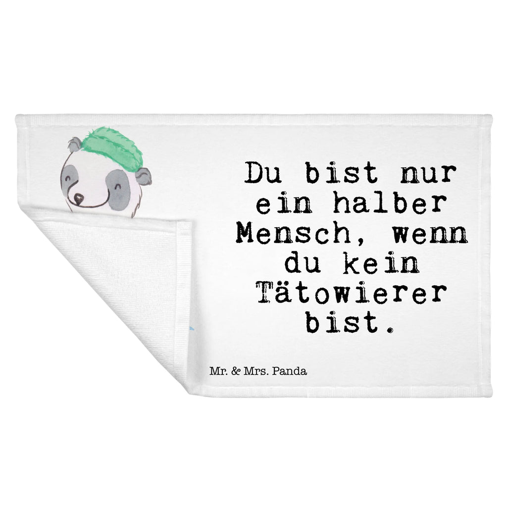 Handtuch Tätowierer mit Herz Gästetuch, Reisehandtuch, Sport Handtuch, Frottier, Kinder Handtuch, Beruf, Ausbildung, Jubiläum, Abschied, Rente, Kollege, Kollegin, Geschenk, Schenken, Arbeitskollege, Mitarbeiter, Firma, Danke, Dankeschön