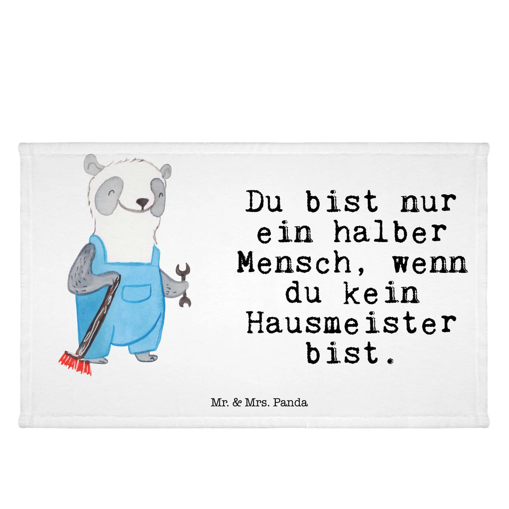 Handtuch Hausmeister mit Herz Gästetuch, Reisehandtuch, Sport Handtuch, Frottier, Kinder Handtuch, Beruf, Ausbildung, Jubiläum, Abschied, Rente, Kollege, Kollegin, Geschenk, Schenken, Arbeitskollege, Mitarbeiter, Firma, Danke, Dankeschön, Hausmeister, Concierge, Hausverwalter, Facility Manager