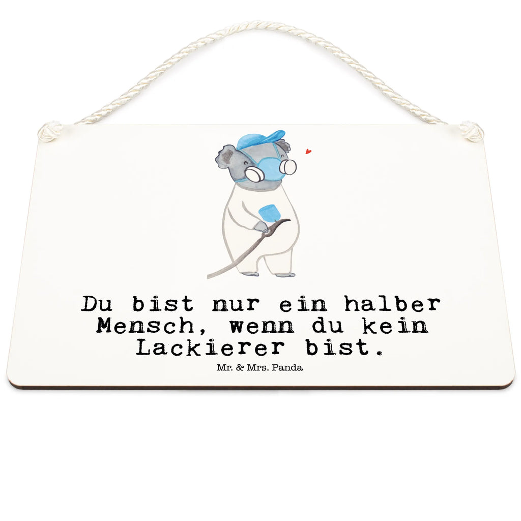 Deko Schild Lackierer mit Herz Dekoschild, Deko Schild, Schild, Tür Schild, Türschild, Holzschild, Wandschild, Wanddeko, Beruf, Ausbildung, Jubiläum, Abschied, Rente, Kollege, Kollegin, Geschenk, Schenken, Arbeitskollege, Mitarbeiter, Firma, Danke, Dankeschön, Lackierer, Lackierermeister, Werkstatt Lackierer, Gesellenprüfung