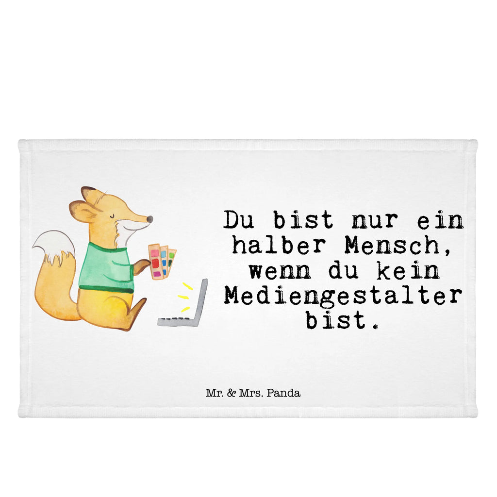 Handtuch Mediengestalter mit Herz Gästetuch, Reisehandtuch, Sport Handtuch, Frottier, Kinder Handtuch, Beruf, Ausbildung, Jubiläum, Abschied, Rente, Kollege, Kollegin, Geschenk, Schenken, Arbeitskollege, Mitarbeiter, Firma, Danke, Dankeschön, Grafiker, Designer, Mediengestalter, Grafikdesigner