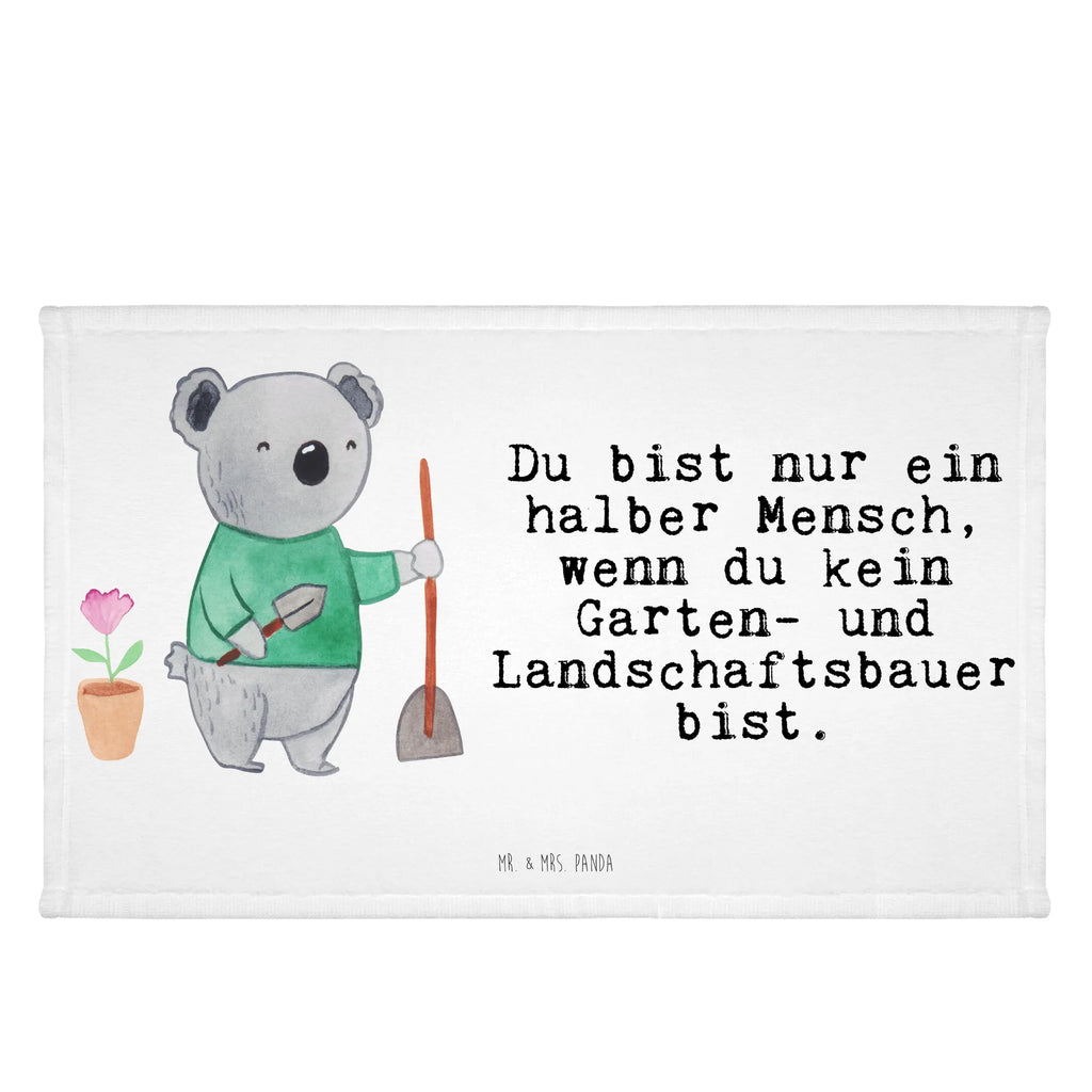 Handtuch Garten- und Landschaftsbauer mit Herz Gästetuch, Reisehandtuch, Sport Handtuch, Frottier, Kinder Handtuch, Beruf, Ausbildung, Jubiläum, Abschied, Rente, Kollege, Kollegin, Geschenk, Schenken, Arbeitskollege, Mitarbeiter, Firma, Danke, Dankeschön, Gärtner, Gartenplaner, Gärtnerei, Gartenbau, Hobbygärtner, Garten- und Landschaftsbauer