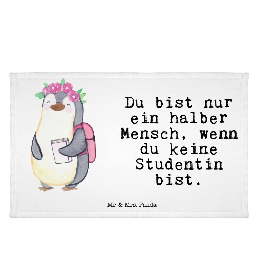 Handtuch Studentin mit Herz Gästetuch, Reisehandtuch, Sport Handtuch, Frottier, Kinder Handtuch, Beruf, Ausbildung, Jubiläum, Abschied, Rente, Kollege, Kollegin, Geschenk, Schenken, Arbeitskollege, Mitarbeiter, Firma, Danke, Dankeschön