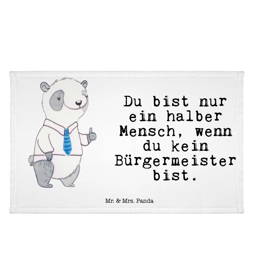 Handtuch Bürgermeister mit Herz Gästetuch, Reisehandtuch, Sport Handtuch, Frottier, Kinder Handtuch, Beruf, Ausbildung, Jubiläum, Abschied, Rente, Kollege, Kollegin, Geschenk, Schenken, Arbeitskollege, Mitarbeiter, Firma, Danke, Dankeschön, Bürgermeister Geschenk zum Amtsantritt, Amtseinführung, Bürgermeisterwahl, Stadt, Gemeinde, Wahlen, Oberbürgermeister, Rathaus