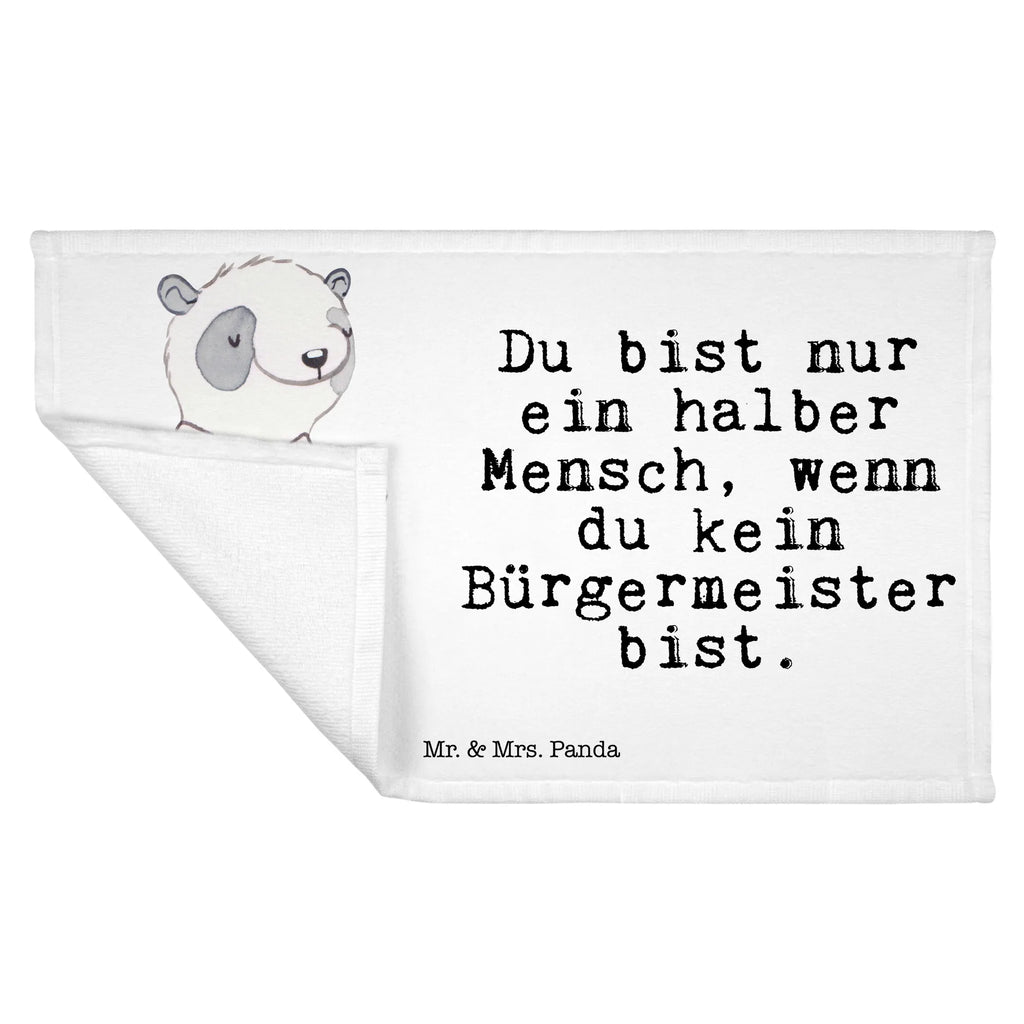 Handtuch Bürgermeister mit Herz Gästetuch, Reisehandtuch, Sport Handtuch, Frottier, Kinder Handtuch, Beruf, Ausbildung, Jubiläum, Abschied, Rente, Kollege, Kollegin, Geschenk, Schenken, Arbeitskollege, Mitarbeiter, Firma, Danke, Dankeschön, Bürgermeister Geschenk zum Amtsantritt, Amtseinführung, Bürgermeisterwahl, Stadt, Gemeinde, Wahlen, Oberbürgermeister, Rathaus