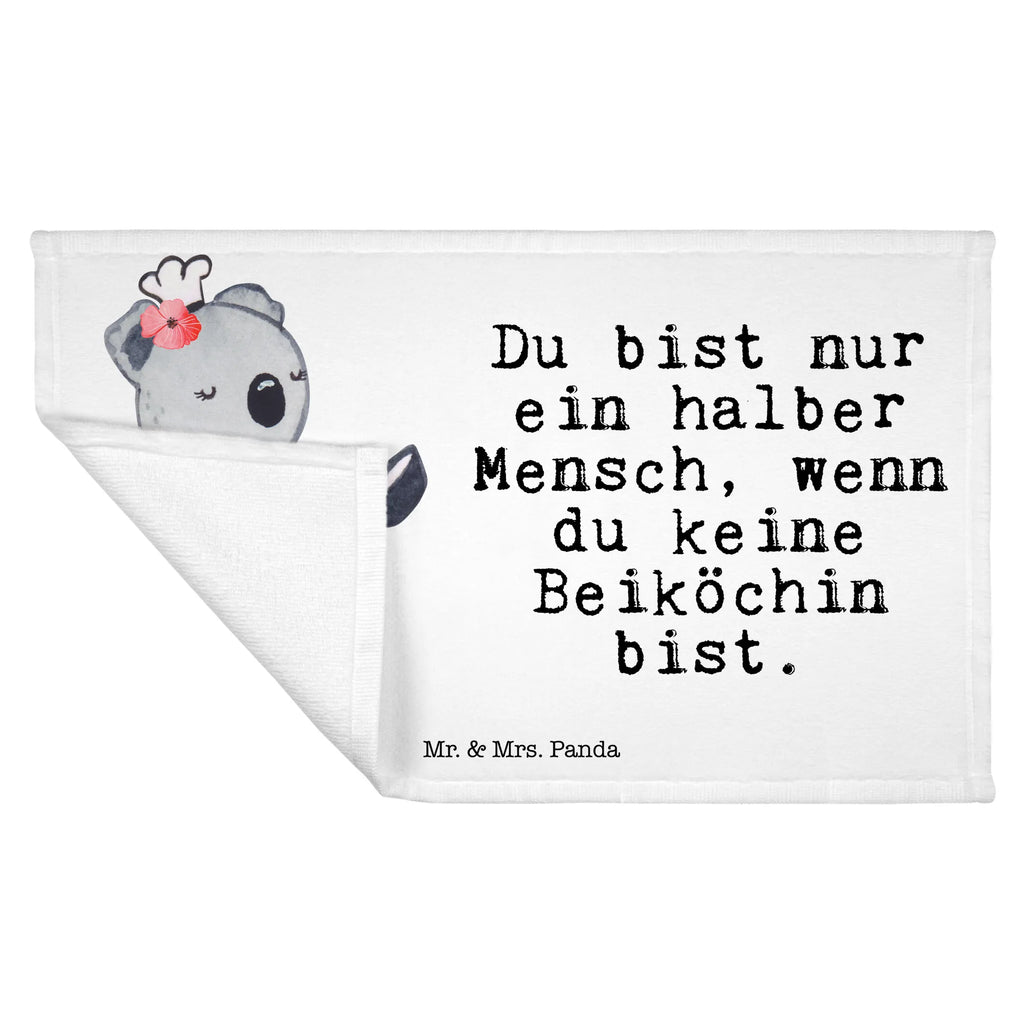 Handtuch Beiköchin mit Herz Gästetuch, Reisehandtuch, Sport Handtuch, Frottier, Kinder Handtuch, Beruf, Ausbildung, Jubiläum, Abschied, Rente, Kollege, Kollegin, Geschenk, Schenken, Arbeitskollege, Mitarbeiter, Firma, Danke, Dankeschön, Beiköchin, Spülhilfe, Hilfsköchin, Jungkoch, Küchenhilfe, Gastronomie, Restaurant, Köchin