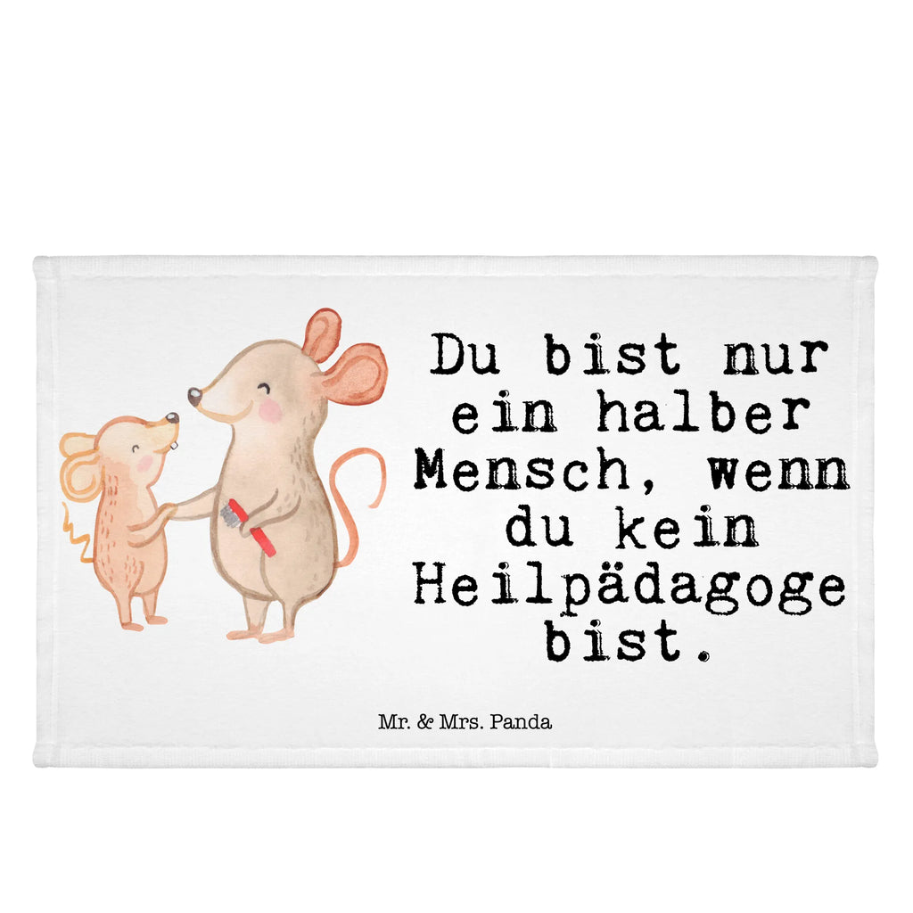 Handtuch Heilpädagoge mit Herz Gästetuch, Reisehandtuch, Sport Handtuch, Frottier, Kinder Handtuch, Beruf, Ausbildung, Jubiläum, Abschied, Rente, Kollege, Kollegin, Geschenk, Schenken, Arbeitskollege, Mitarbeiter, Firma, Danke, Dankeschön, Heilpädagoge, Heilpädagogik, Studium