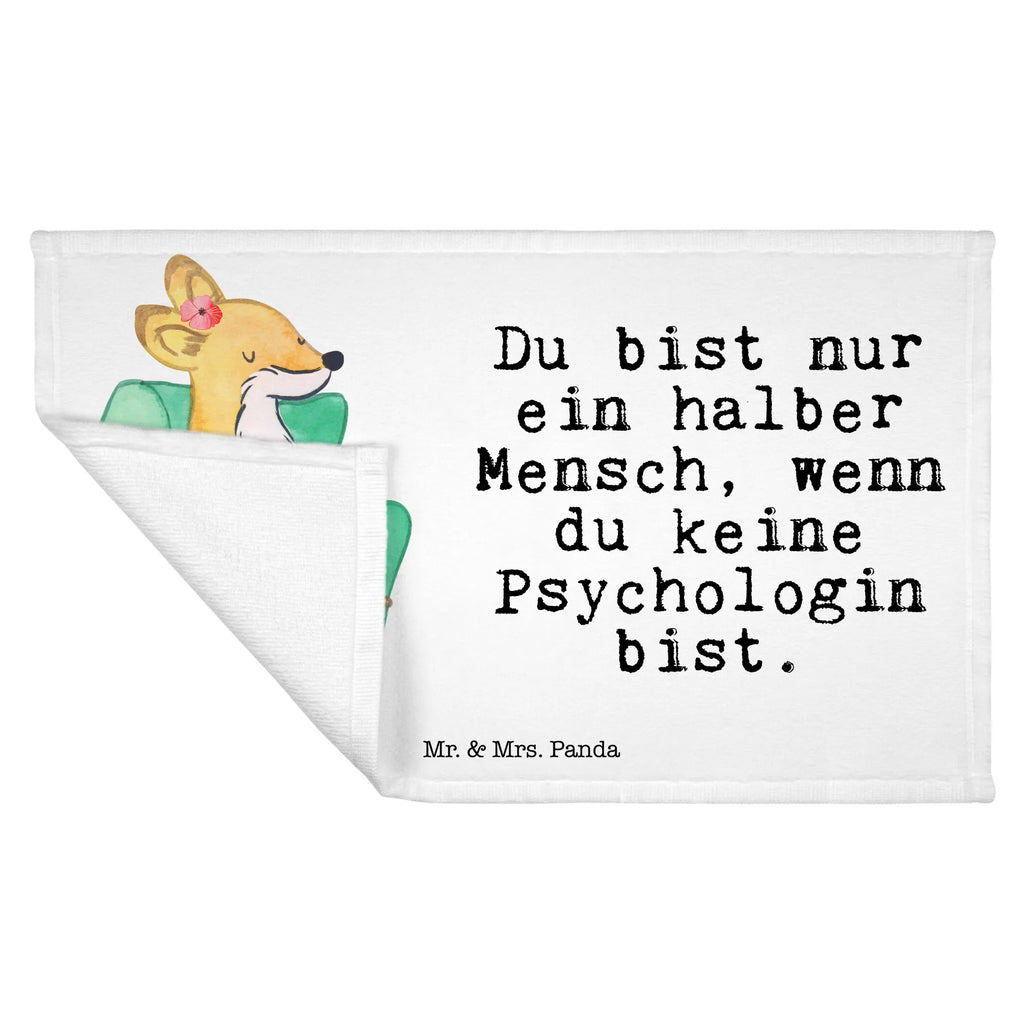 Handtuch Psychologin mit Herz Gästetuch, Reisehandtuch, Sport Handtuch, Frottier, Kinder Handtuch, Beruf, Ausbildung, Jubiläum, Abschied, Rente, Kollege, Kollegin, Geschenk, Schenken, Arbeitskollege, Mitarbeiter, Firma, Danke, Dankeschön