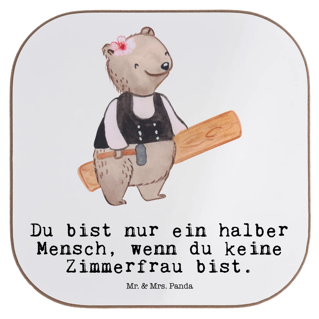 Quadratische Untersetzer Zimmerfrau mit Herz Untersetzer, Bierdeckel, Glasuntersetzer, Untersetzer Gläser, Getränkeuntersetzer, Untersetzer aus Holz, Untersetzer für Gläser, Korkuntersetzer, Untersetzer Holz, Holzuntersetzer, Tassen Untersetzer, Untersetzer Design, Beruf, Ausbildung, Jubiläum, Abschied, Rente, Kollege, Kollegin, Geschenk, Schenken, Arbeitskollege, Mitarbeiter, Firma, Danke, Dankeschön