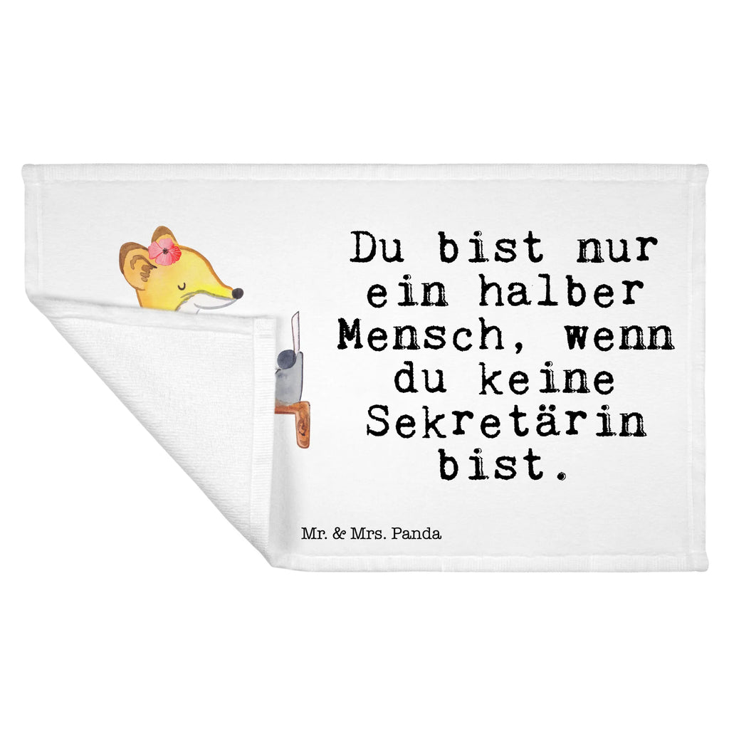 Handtuch Sekretärin mit Herz Gästetuch, Reisehandtuch, Sport Handtuch, Frottier, Kinder Handtuch, Beruf, Ausbildung, Jubiläum, Abschied, Rente, Kollege, Kollegin, Geschenk, Schenken, Arbeitskollege, Mitarbeiter, Firma, Danke, Dankeschön