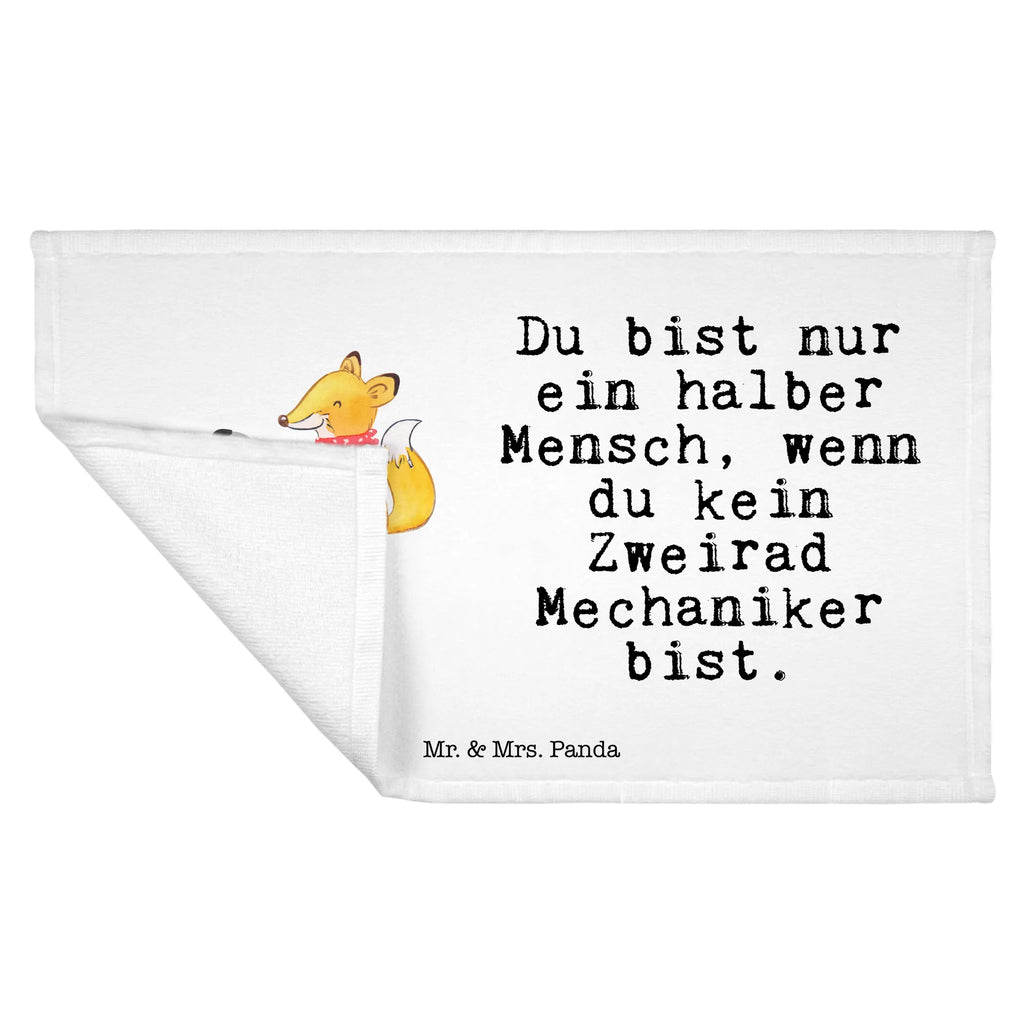 Handtuch Zweirad Mechaniker mit Herz Gästetuch, Reisehandtuch, Sport Handtuch, Frottier, Kinder Handtuch, Beruf, Ausbildung, Jubiläum, Abschied, Rente, Kollege, Kollegin, Geschenk, Schenken, Arbeitskollege, Mitarbeiter, Firma, Danke, Dankeschön