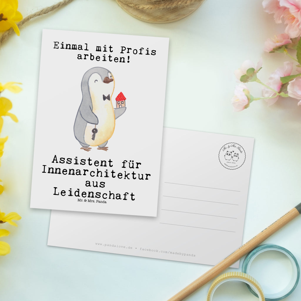 Postkarte Assistent für Innenarchitektur Leidenschaft Postkarte, Karte, Geschenkkarte, Grußkarte, Einladung, Ansichtskarte, Geburtstagskarte, Einladungskarte, Dankeskarte, Ansichtskarten, Einladung Geburtstag, Einladungskarten Geburtstag, Beruf, Ausbildung, Jubiläum, Abschied, Rente, Kollege, Kollegin, Geschenk, Schenken, Arbeitskollege, Mitarbeiter, Firma, Danke, Dankeschön