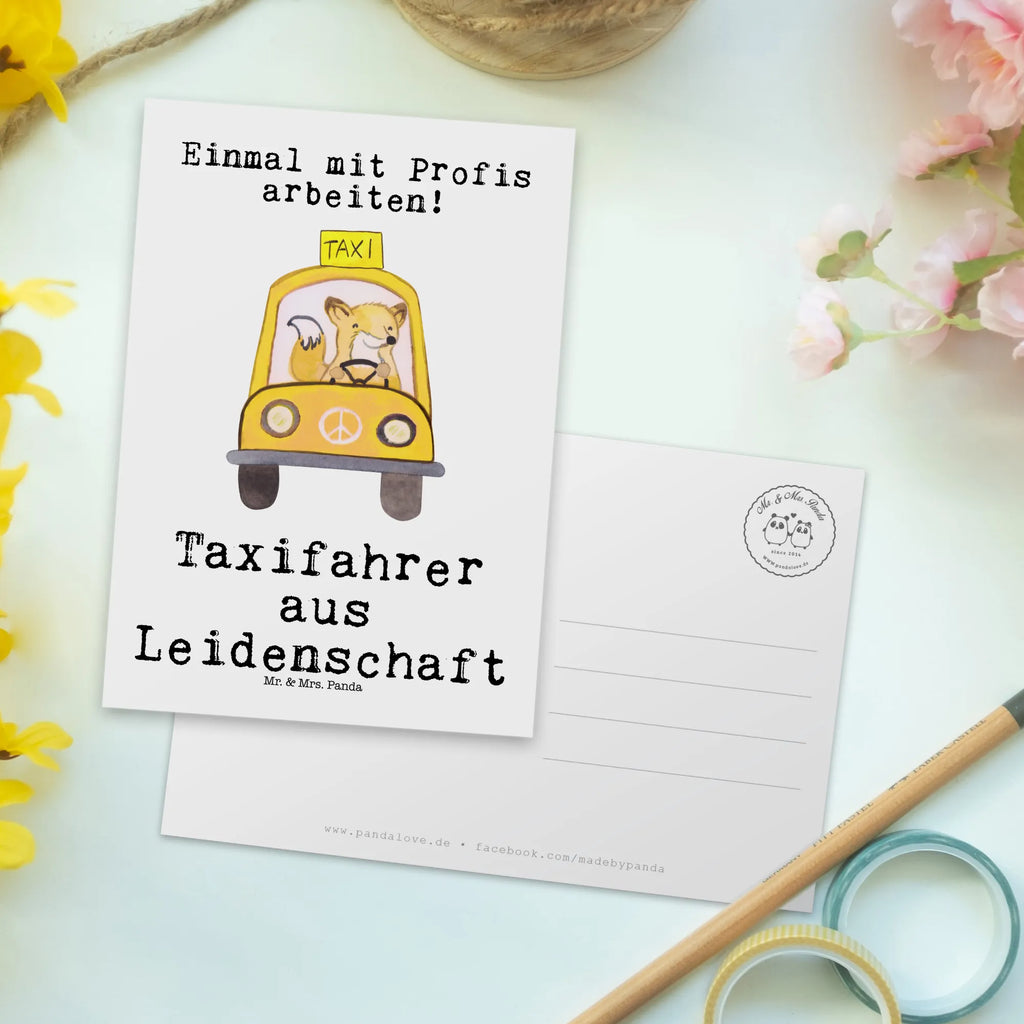 Postkarte Taxifahrer aus Leidenschaft Postkarte, Karte, Geschenkkarte, Grußkarte, Einladung, Ansichtskarte, Geburtstagskarte, Einladungskarte, Dankeskarte, Ansichtskarten, Einladung Geburtstag, Einladungskarten Geburtstag, Beruf, Ausbildung, Jubiläum, Abschied, Rente, Kollege, Kollegin, Geschenk, Schenken, Arbeitskollege, Mitarbeiter, Firma, Danke, Dankeschön