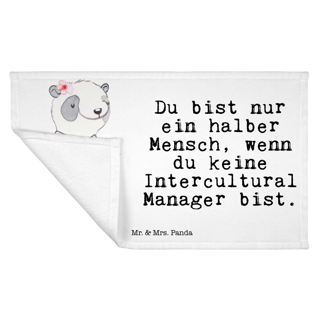 Handtuch Intercultural Manager mit Herz Gästetuch, Reisehandtuch, Sport Handtuch, Frottier, Kinder Handtuch, Beruf, Ausbildung, Jubiläum, Abschied, Rente, Kollege, Kollegin, Geschenk, Schenken, Arbeitskollege, Mitarbeiter, Firma, Danke, Dankeschön