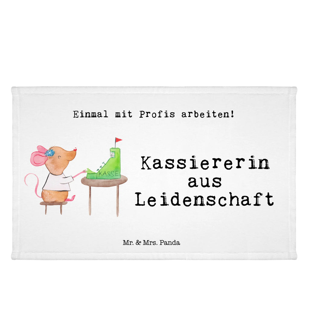 Handtuch Kassiererin aus Leidenschaft Gästetuch, Reisehandtuch, Sport Handtuch, Frottier, Kinder Handtuch, Beruf, Ausbildung, Jubiläum, Abschied, Rente, Kollege, Kollegin, Geschenk, Schenken, Arbeitskollege, Mitarbeiter, Firma, Danke, Dankeschön, Kassiererin, Kassenwartin, Mitarbeiterin Kasse