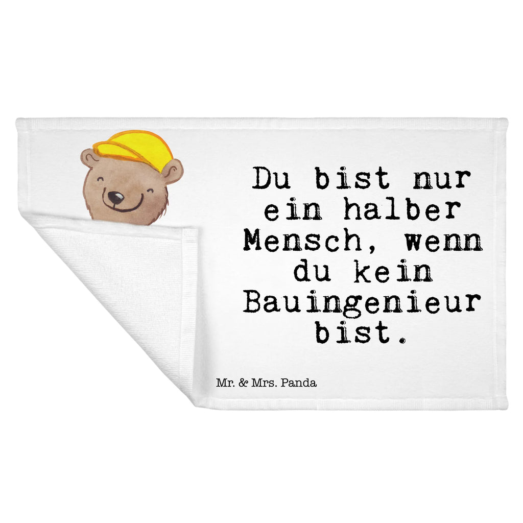 Handtuch Bauingenieur mit Herz Gästetuch, Reisehandtuch, Sport Handtuch, Frottier, Kinder Handtuch, Beruf, Ausbildung, Jubiläum, Abschied, Rente, Kollege, Kollegin, Geschenk, Schenken, Arbeitskollege, Mitarbeiter, Firma, Danke, Dankeschön, Bauingenieur, Statiker, Ingeniuer, Baustelle, Studium