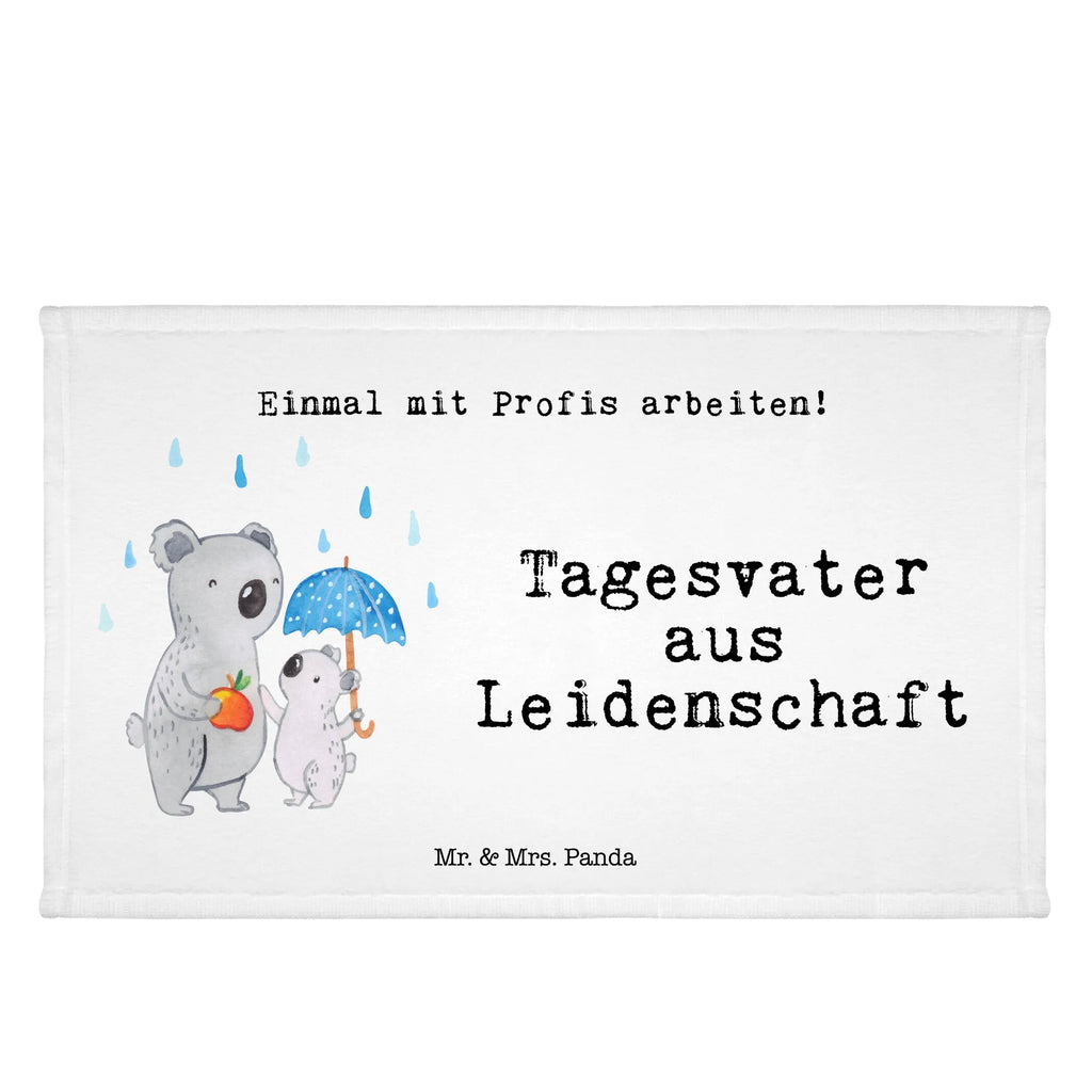 Handtuch Tagesvater aus Leidenschaft Gästetuch, Reisehandtuch, Sport Handtuch, Frottier, Kinder Handtuch, Beruf, Ausbildung, Jubiläum, Abschied, Rente, Kollege, Kollegin, Geschenk, Schenken, Arbeitskollege, Mitarbeiter, Firma, Danke, Dankeschön